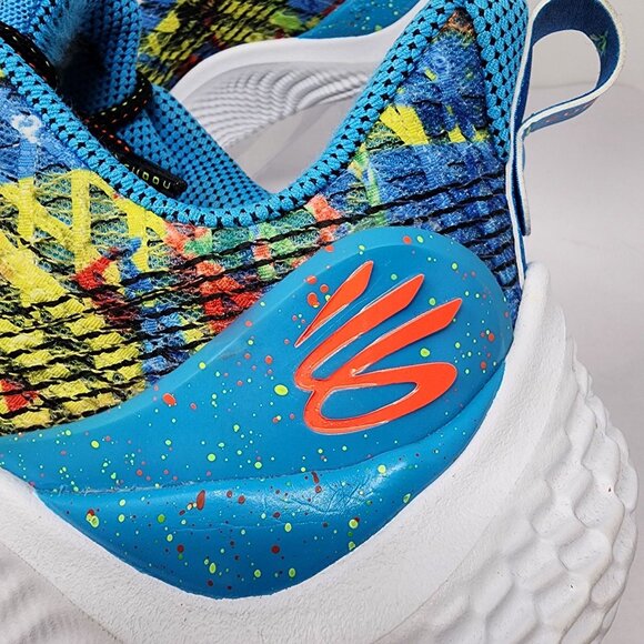 Under Armour Curry Flow 10 Sour Patch Kids sweet Basketball Shoes Men Size 14 - Picture 7 of 14